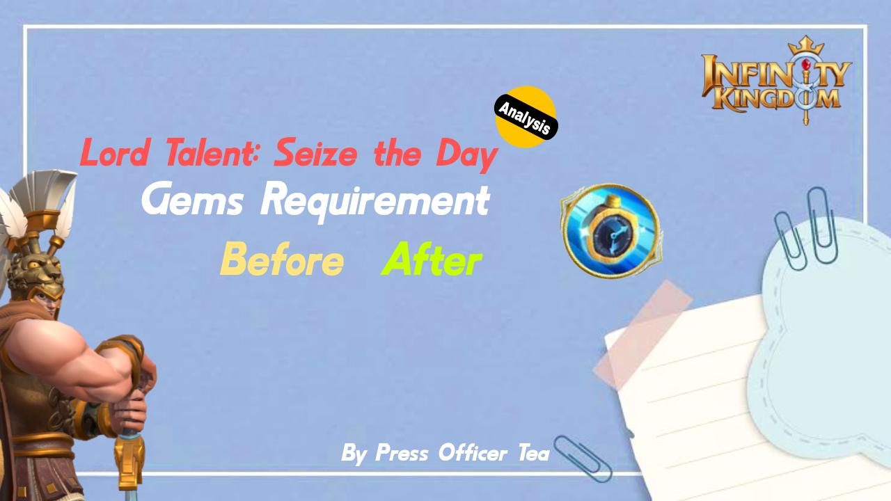 [Review] The Analysis Comparison of Gems Requirement With Lord Talent