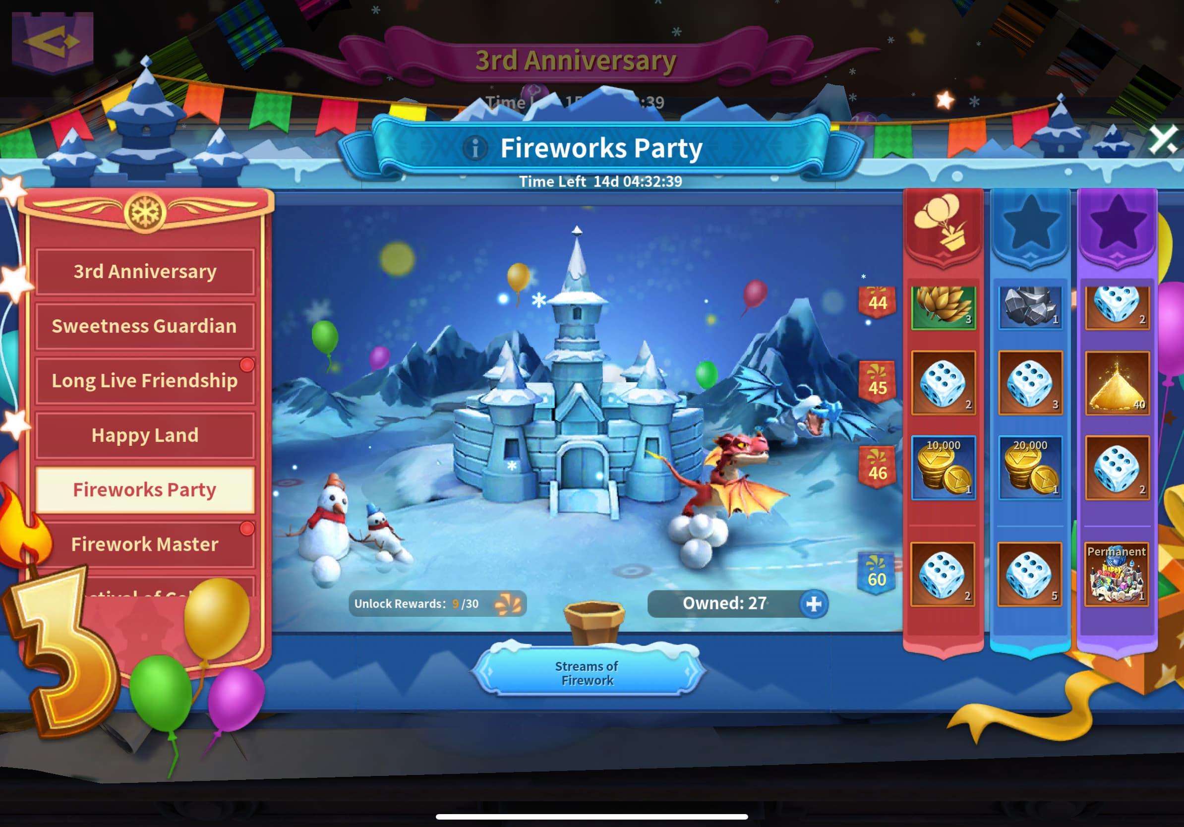 Calculating Dice Needed And Their Cost In The 3rd Anniversary Event 