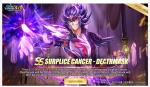 ERROR ON CANCER DEATHMASK SURPLICE BANNER - CANCER DEATHMASK SURPLICE IS AN S CLASS SAINT NOT A SS CLASS GOD. Please fix ASAP. 