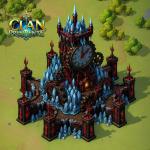 Profaned Throne of Time! A castle that looks like it has frozen destiny itself. 