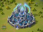 Bastion of the Celestial Aurora! A fortress where the sky itself forms a protective dome of magic. 