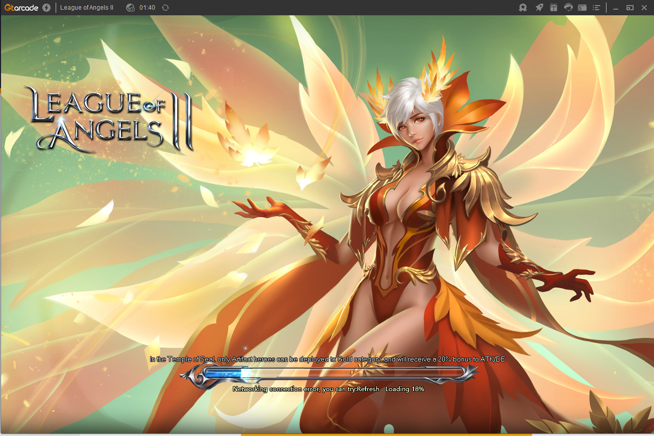 Loading stuck 18% – League of Angels II Official Forum