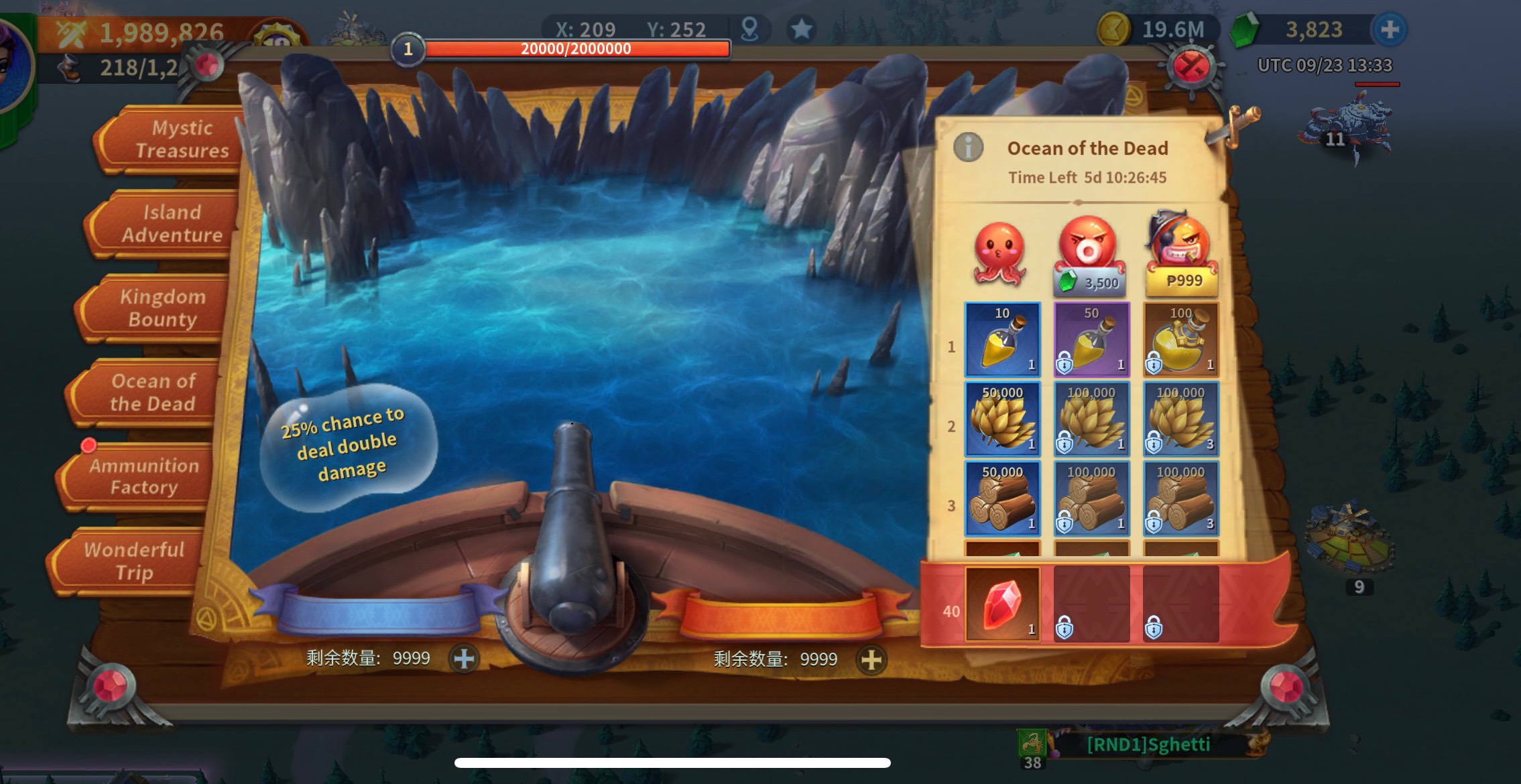 Pirate event bug – Infinity Kingdom Official Forum