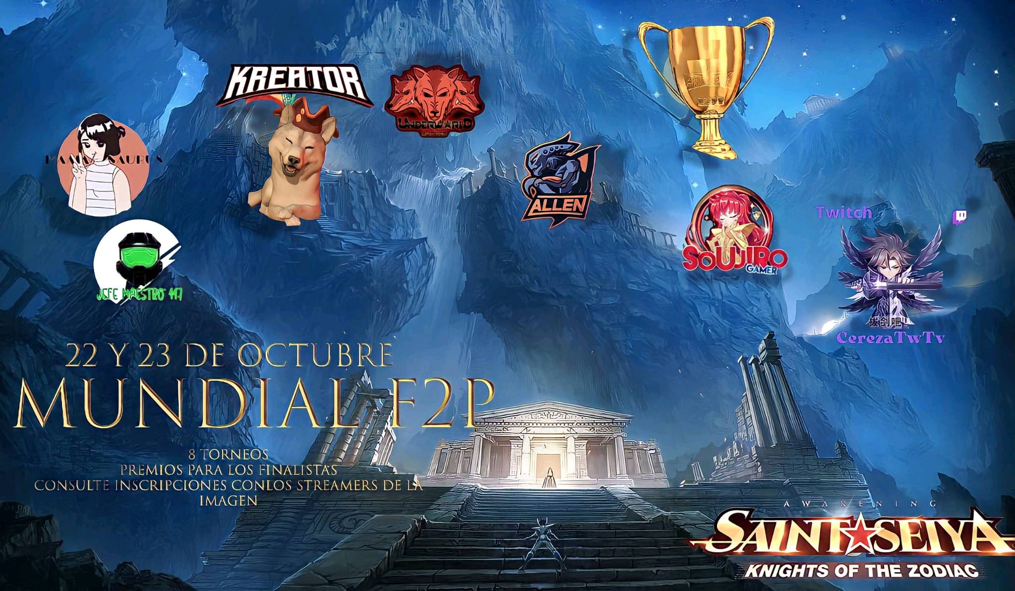 Detalles del torneo f2p saint seiya awakening knights of the zodiac