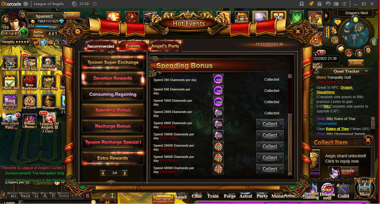 Cst diamonds league of angels official forum