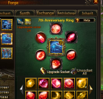 Equip with gemstone holes 