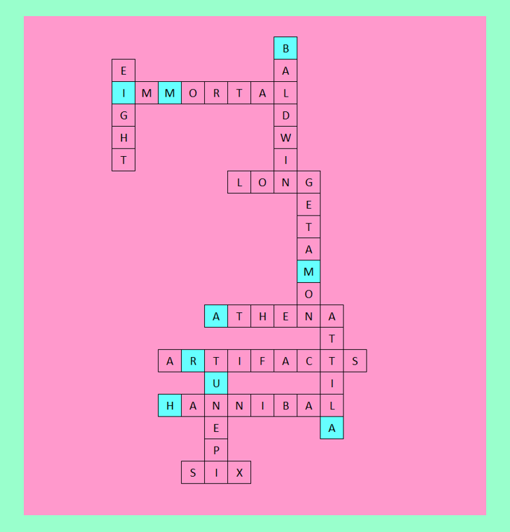 A Weekly Crossword Puzzle Infinity Kingdom Official Forum