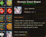 can you please help i mistake purchase from kings treasure event just for now, i did bought kronos to synth instead of star kronos, my bad sir/maam dev please help hehehe 