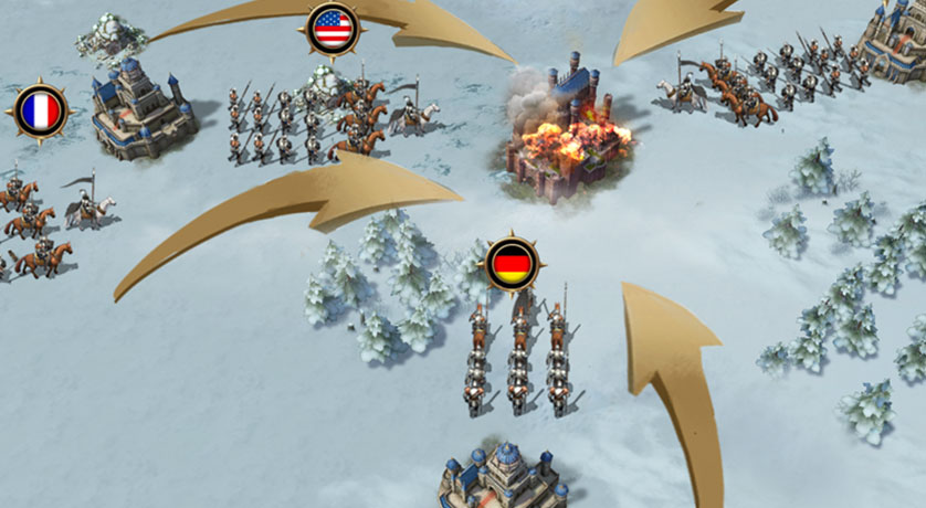 世界中のプレイヤーとの戦い